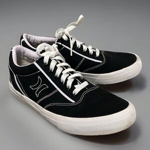 Hurley Womens Kayo Lace Mule SlipOn Shoes Size 7M Nice Condition New Laces Black